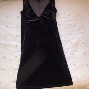 BCBG size medium violet velvet dress.